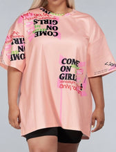 Load image into Gallery viewer, Oversized Tee(Pink)
