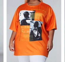 Load image into Gallery viewer, Oversized Tee(Orange)
