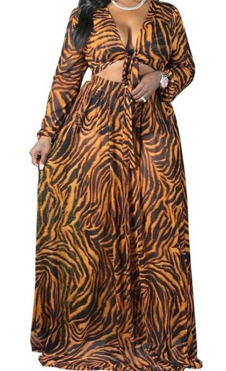 Jungle 2pc Skirt Set